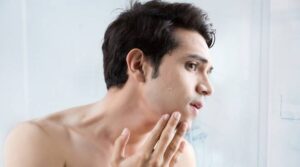 Skincare routine for men